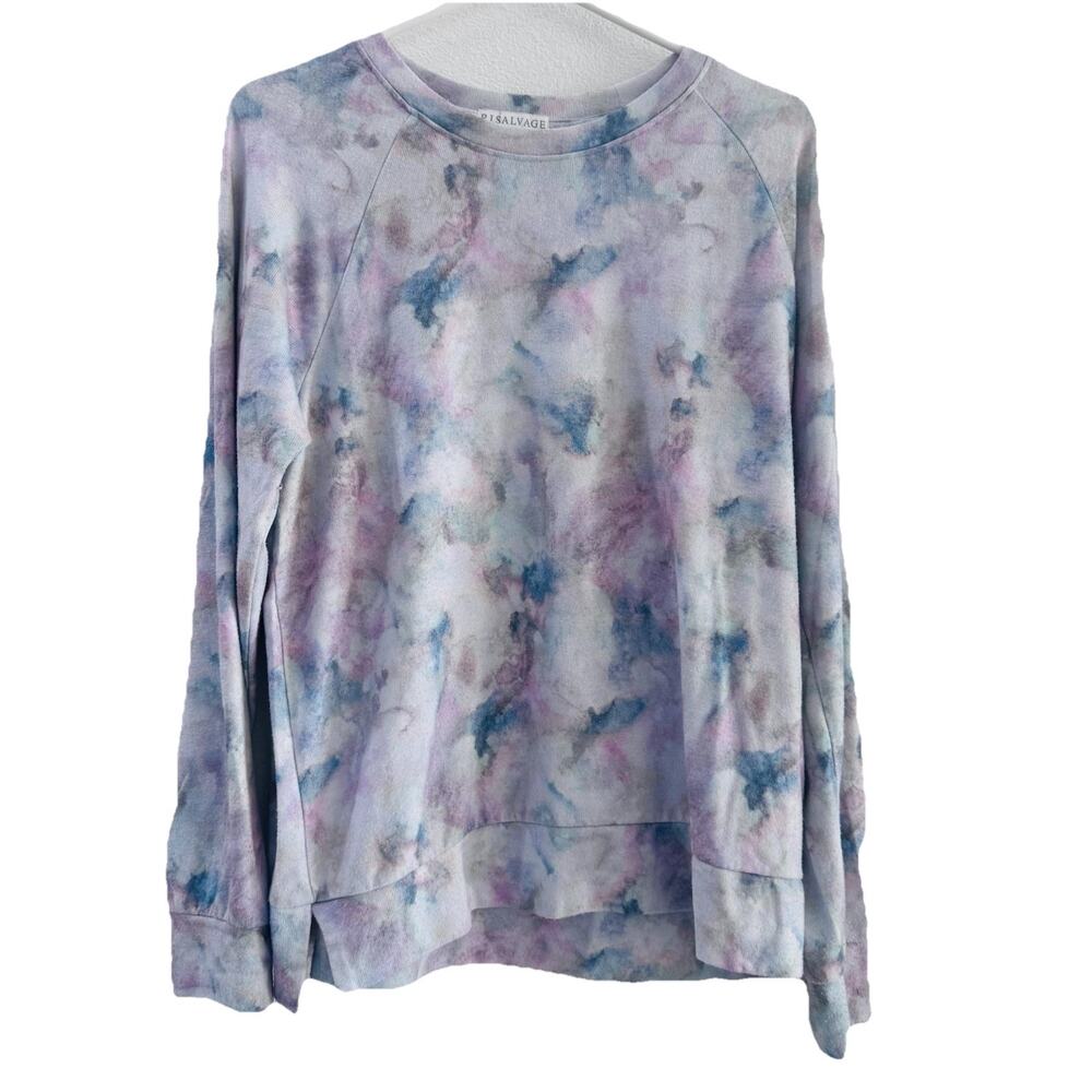 PJ Salvage Pastel Super Soft Pajama Shirt Top Womens L